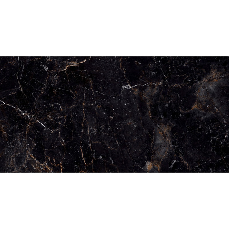 Mexen Champion Gres negru glazurat rectificat G1, placă podea-perete 120 x 60 cm, luciu înalt - TL202-120-060-00