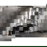 Mexen Lunar-B L cabină de duș cu ușă rabatabilă dreapta 80 x 80 cm, transparent, auriu - 832L-080-080-50-00-P