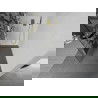 Mexen Kioto+ perete de duș cu raft și cuier 110 x 200 cm, transparent/Albă wzór 8 mm, Aurie - 800-110-121-50-85