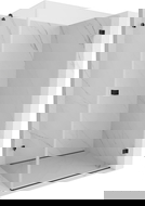 Mexen Lunar-B cabină de duș cu deschidere dreapta 90 x 80 cm, transparent, negru - 832-090-080-70-00-P