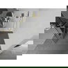 Mexen Kioto+ perete de duș cu raft și cuier 80 x 200 cm, transparent/Albă wzór 8 mm, Aurie - 800-080-121-50-97