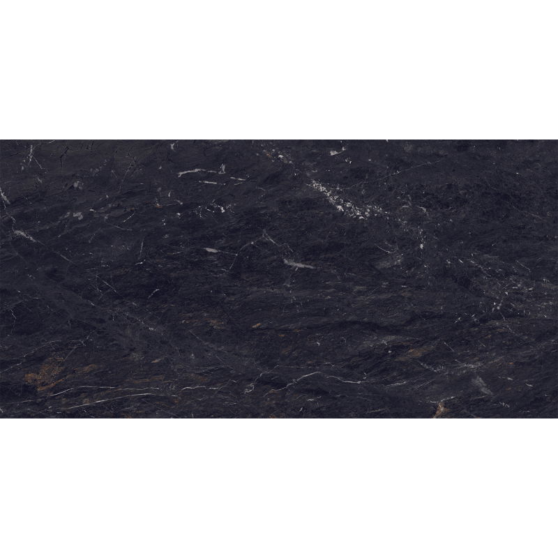 Mexen Sintra Negru gresie glazurată rectificată G1, placă podea-perete 120 x 60 cm, luciu înalt - TL204-120-060-00