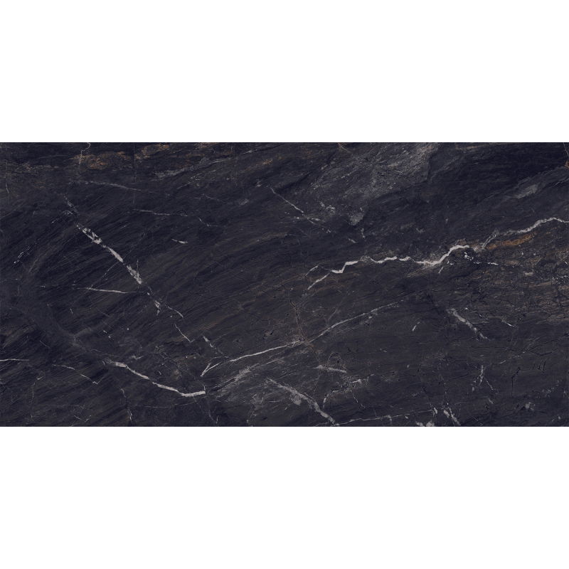 Mexen Sintra Black gres glazurat rektificat G1, placă pardoseală-perete 120 x 60 cm, luciu ridicat - TL204-120-060-00