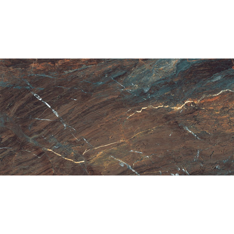 Mexen Sintra Pământ gresie glazurată rectificată G1, placa de podea și perete 120 x 60 cm, luciu înalt - TL204-120-060-02