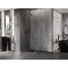 Mexen Lunar-B L cabină de duș cu ușă batantă stânga 90 x 90 cm, transparent, cupru periat - 832L-090-090-65-00-L