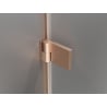 Mexen Lunar-B L cabină de duș cu ușă batantă stânga 90 x 90 cm, transparent, cupru periat - 832L-090-090-65-00-L