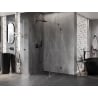 Mexen Lunar-B L cabină de duș pivotantă stânga 90 x 90 cm, transparentă, metal gun - 832L-090-090-95-00-L