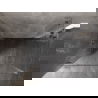 Cabină de duș cu deschidere de stânga Mexen Lunar-B L 85 x 80 cm, transparentă, nichel periat- 832L-085-080-97-00-L