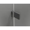Mexen Lunar-B cabina de duș pivotantă dreapta 100 x 90 cm, transparentă, gun metal - 832-100-090-95-00-P