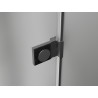 Mexen Lunar-B cabina de duș pivotantă dreapta 100 x 90 cm, transparentă, gun metal - 832-100-090-95-00-P