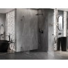 Mexen Lunar-B cabina de duș pivotantă dreapta 100 x 90 cm, transparentă, gun metal - 832-100-090-95-00-P