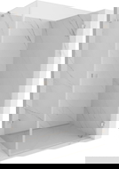 Mexen Lunar-B cabina de duș pivotantă, dreapta 100 x 70 cm, transparentă, nichel periat - 832-100-070-97-00-P