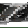 Mexen Kioto+ perete de duș cu raft și cuier 70 x 200 cm, Oglindă 8 mm, Roz-auriu - 800-070-121-60-50