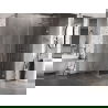 Mexen Lunar-B cabină de duș cu deschidere spre dreapta 100 x 100 cm, transparentă, nichel periat - 832-100-100-97-00-P