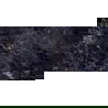 Mexen Rokocha Black gres glazurat rectificat G1, placă de pardoseală și perete 120 x 60 cm, luciu înalt - TL205-120-060-01
