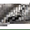 Mexen Lunar-B L cabină de duș basculantă dreapta 85 x 70 cm, transparent, auriu periat - 832L-085-070-55-00-P