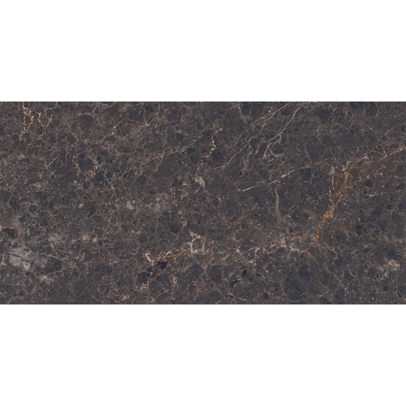 Mexen Slik Emperador Gres glazurat lucios rectificat Brown G1, plăci de pardoseală și perete 120 x 60 cm, luciu înalt