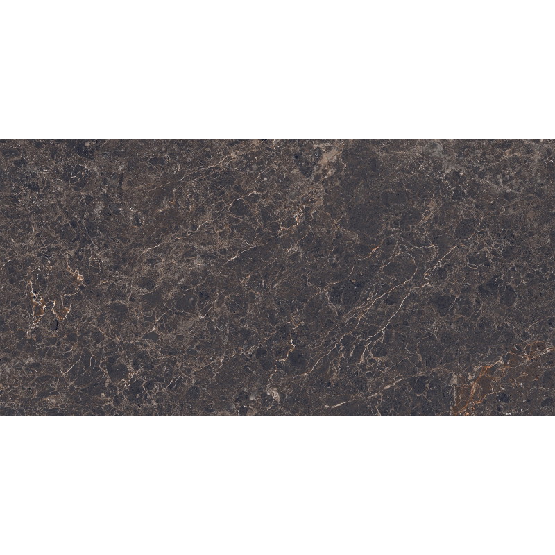 Mexen Slik Emperador Gres glazurat lucios rectificat Brown G1, plăci de pardoseală și perete 120 x 60 cm, luciu înalt