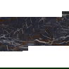 Mexen Orlo Negru gresie glazurată rectificată G1, placă de pardoseală și perete 120 x 60 cm, luciu ridicat - TL211-120-060-00