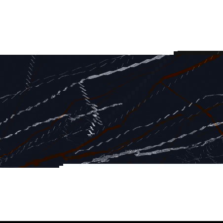 Mexen Fossil Black gres glazurat rectificat G1, placă pardoseală-și-perete 120 x 60 cm, luciu ridicat - TL213-120-060-00