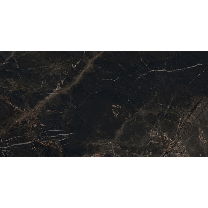Mexen Marquino Fekete mázas gres rekt. G1, padló- és falburkolati lap 120 x 60 cm, magas fény - TL214-120-060-00