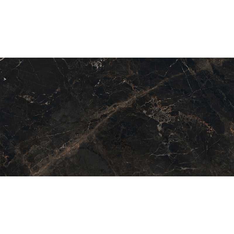 Mexen Marquino Fekete mázas kőagyag rekt. G1, padló- és falburkoló lap 120 x 60 cm, magasfényű - TL214-120-060-00