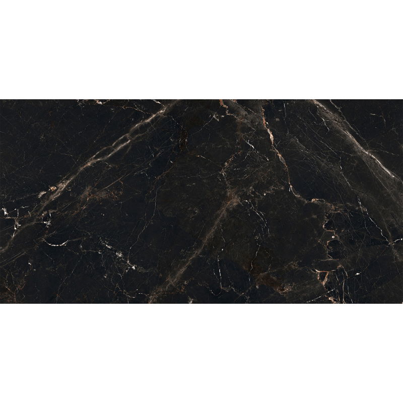 Mexen Marquino Black gres smălțuit rect. G1, placă de podea și perete 120 x 60 cm, luciu înalt - TL214-120-060-00
