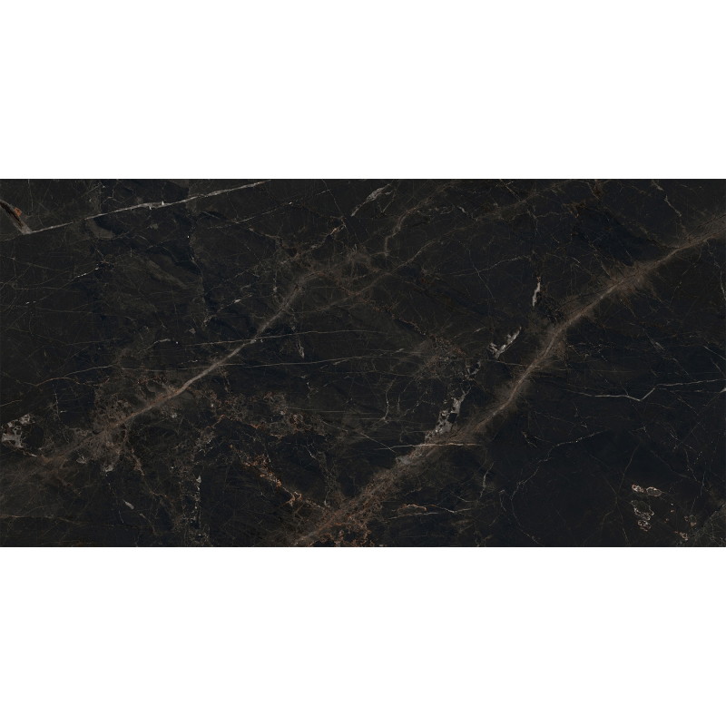 Mexen Marquino Fekete mázas gres rekt. G1, padló- és falburkolati lap 120 x 60 cm, magas fény - TL214-120-060-00