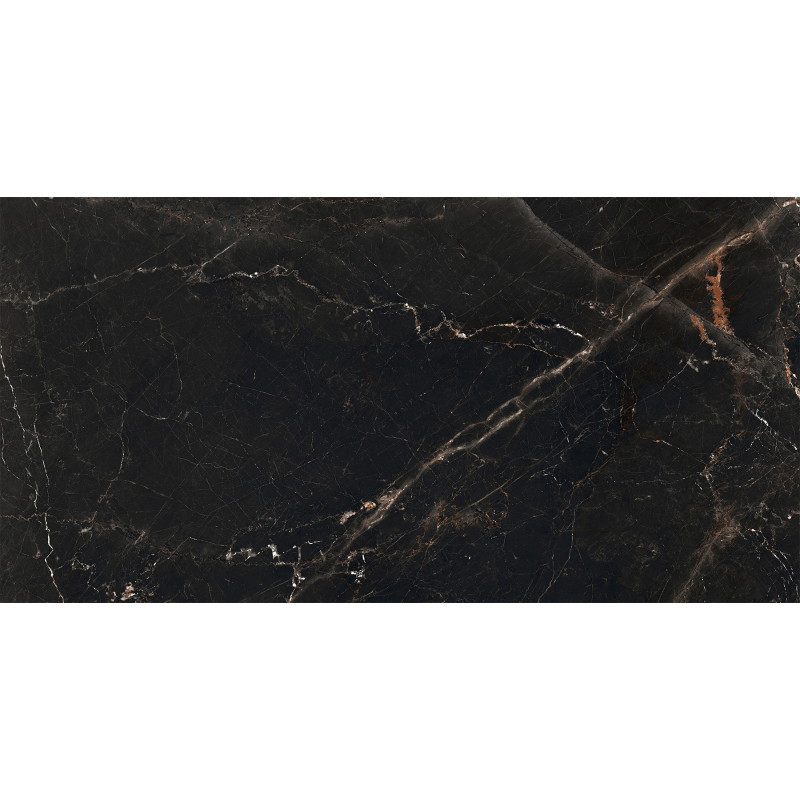 Mexen Marquino Fekete mázas gres rekt. G1, padló- és falburkolati lap 120 x 60 cm, magas fény - TL214-120-060-00