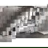 Mexen Lunar-B L cabină de duș culisantă dreapta 70 x 70 cm, transparentă, nichel periat - 832L-070-070-97-00-P