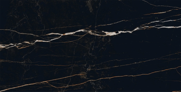 Mexen Flamingo Gres negru glazurat rectificat G1, placă pardoseală-pereții 120 x 60 cm, luciu înalt - TL215-120-060-00