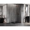 Mexen Lunar-B L cabină de duș cu ușă batantă dreapta 70 x 70 cm, transparent, aur roz - 832L-070-070-60-00-P
