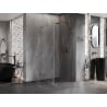 Mexen Lunar-B L cabină de duș cu ușă batantă dreapta 70 x 70 cm, transparent, aur roz - 832L-070-070-60-00-P