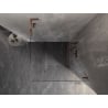 Mexen Lunar-B L cabină de duș cu ușă batantă dreapta 70 x 70 cm, transparent, aur roz - 832L-070-070-60-00-P