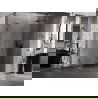 Mexen Lunar-B L cabină de duș cu deschidere dreaptă 100 x 70 cm, transparent, gun metal - 832L-100-070-95-00-P