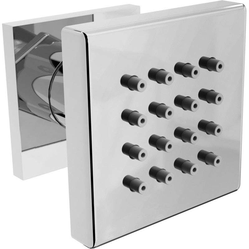 Mexen Cube duză laterală aplicată, crom - 79360-00