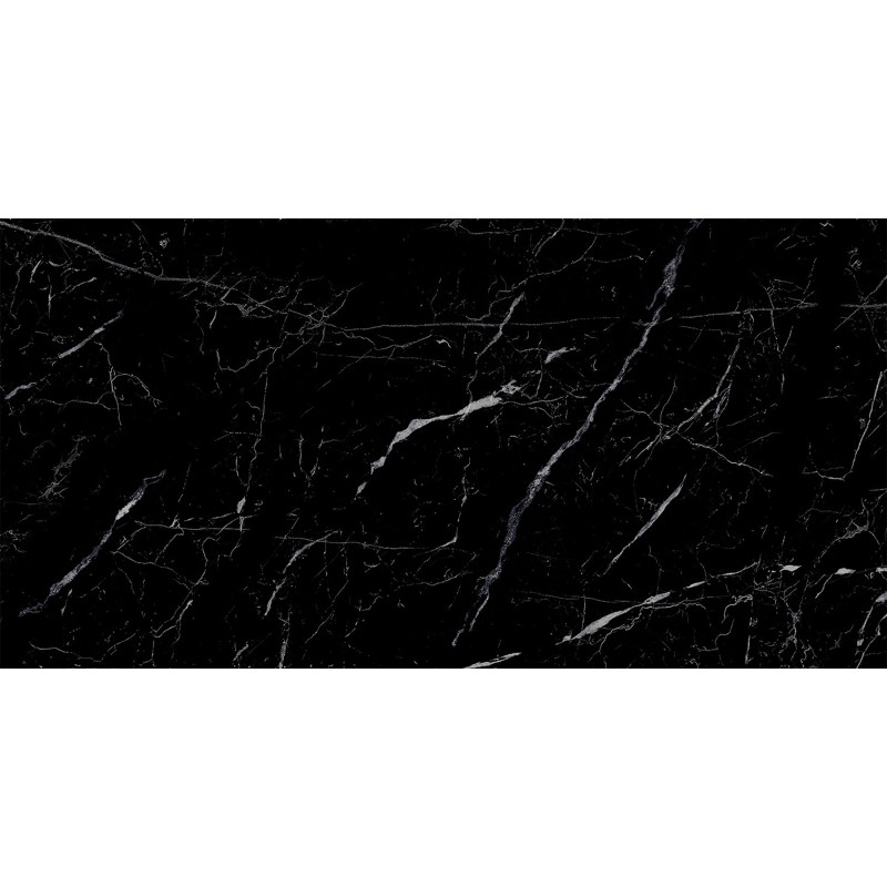 Mexen Simba Gres negru glazurat rectificat G1, placă pardoseală-perete 120 x 60 cm, luciu înalt - TL210-120-060-00