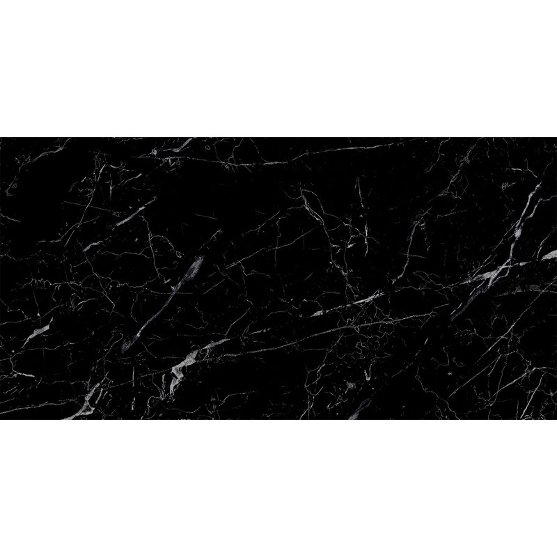 Mexen Simba Gres negru glazurat rectificat G1, placă pardoseală-perete 120 x 60 cm, luciu înalt - TL210-120-060-00