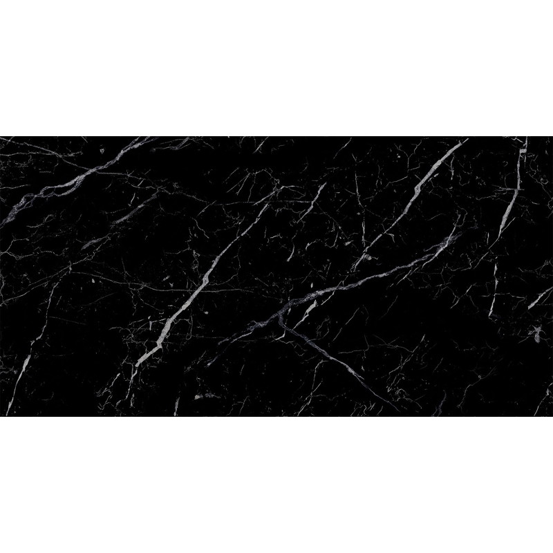 Mexen Simba Gres negru glazurat rectificat G1, placă pardoseală-perete 120 x 60 cm, luciu înalt - TL210-120-060-00