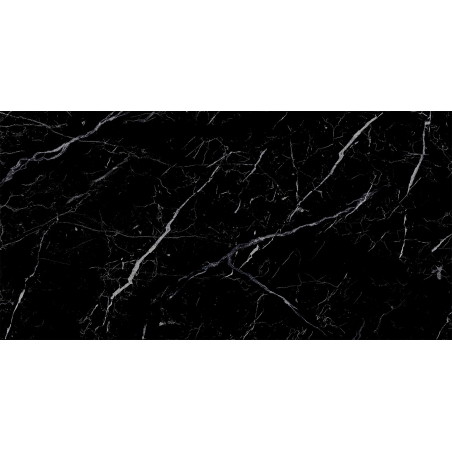 Mexen Simba Gres negru glazurat rectificat G1, placă pardoseală-perete 120 x 60 cm, luciu înalt - TL210-120-060-00