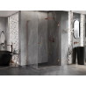 Mexen Lunar-B L cabină de duș cu deschidere dreapta 95 x 80 cm, transparent, cupru periat - 832L-095-080-65-00-P