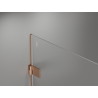 Mexen Lunar-B L cabină de duș cu deschidere dreapta 95 x 80 cm, transparent, cupru periat - 832L-095-080-65-00-P