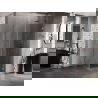 Cabină de duș Mexen Lunar-B L batantă dreapta 100 x 100 cm, transparent, cupru periat - 832L-100-100-65-00-P