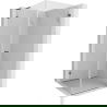 Mexen Lunar-B L cabină de duș pivotantă dreaptă 70 x 70 cm, transparentă, gri mat periat - 832L-070-070-66-00-P