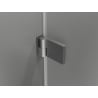 Mexen Lunar-B L cabină de duș basculantă dreapta 80 x 80 cm, transparentă, gri armă periat - 832L-080-080-66-00-P