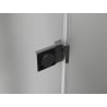 Mexen Lunar-B L cabină de duș basculantă dreapta 80 x 80 cm, transparentă, gri armă periat - 832L-080-080-66-00-P