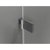 Mexen Lunar-B L cabina de duș rabatabilă dreapta 100 x 80 cm, transparent, gri armă periat - 832L-100-080-66-00-P