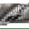 Mexen Lunar-B L cabină de duș pivotantă dreaptă 100 x 70 cm, transparentă, neagră - 832L-100-070-70-00-P