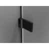 Cabina de duș cu deschidere spre dreapta Mexen Lunar-B L 90 x 90 cm, transparentă, neagră - 832L-090-090-70-00-P