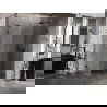 Mexen Lunar-B L cabină de duș cu deschidere dreapta 95 x 90 cm, transparent, neagră - 832L-095-090-70-00-P